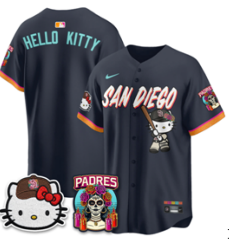 Men San Diego Padres blank black Nike 2026 MLB Jersey 0830005